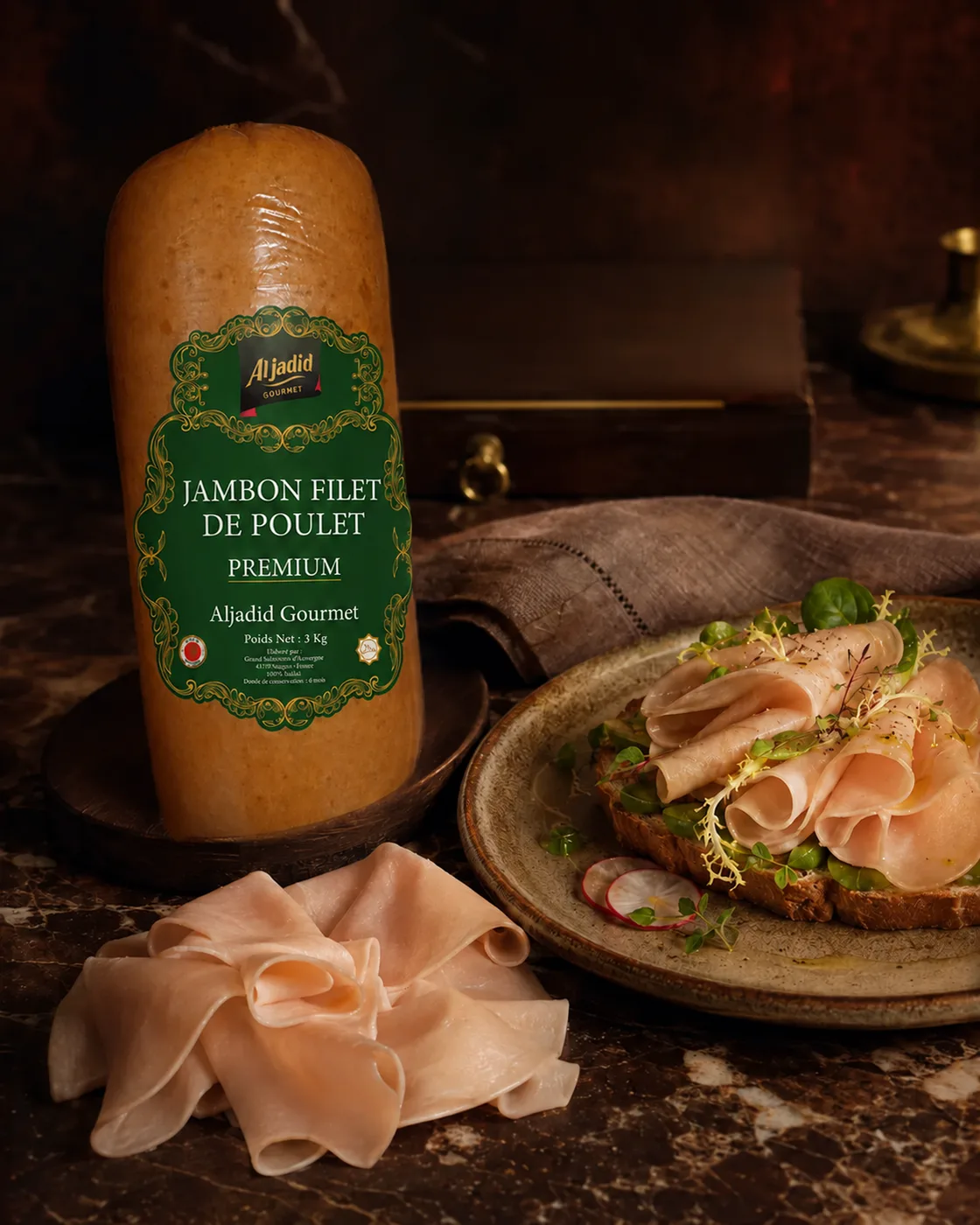 Jambon de poulet : la douceur maîtrisée