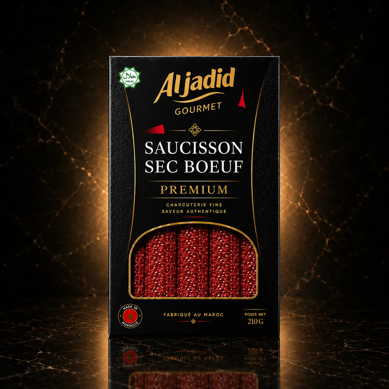 Saucisson sec de bœuf 210 g — La recette fondatrice