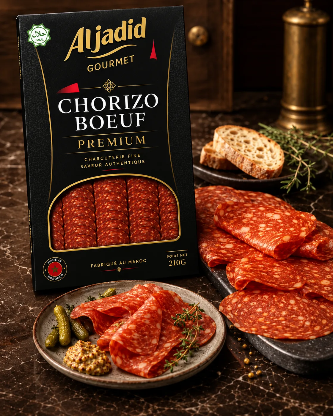 Pizza blanche au Chorizo Gourmet
