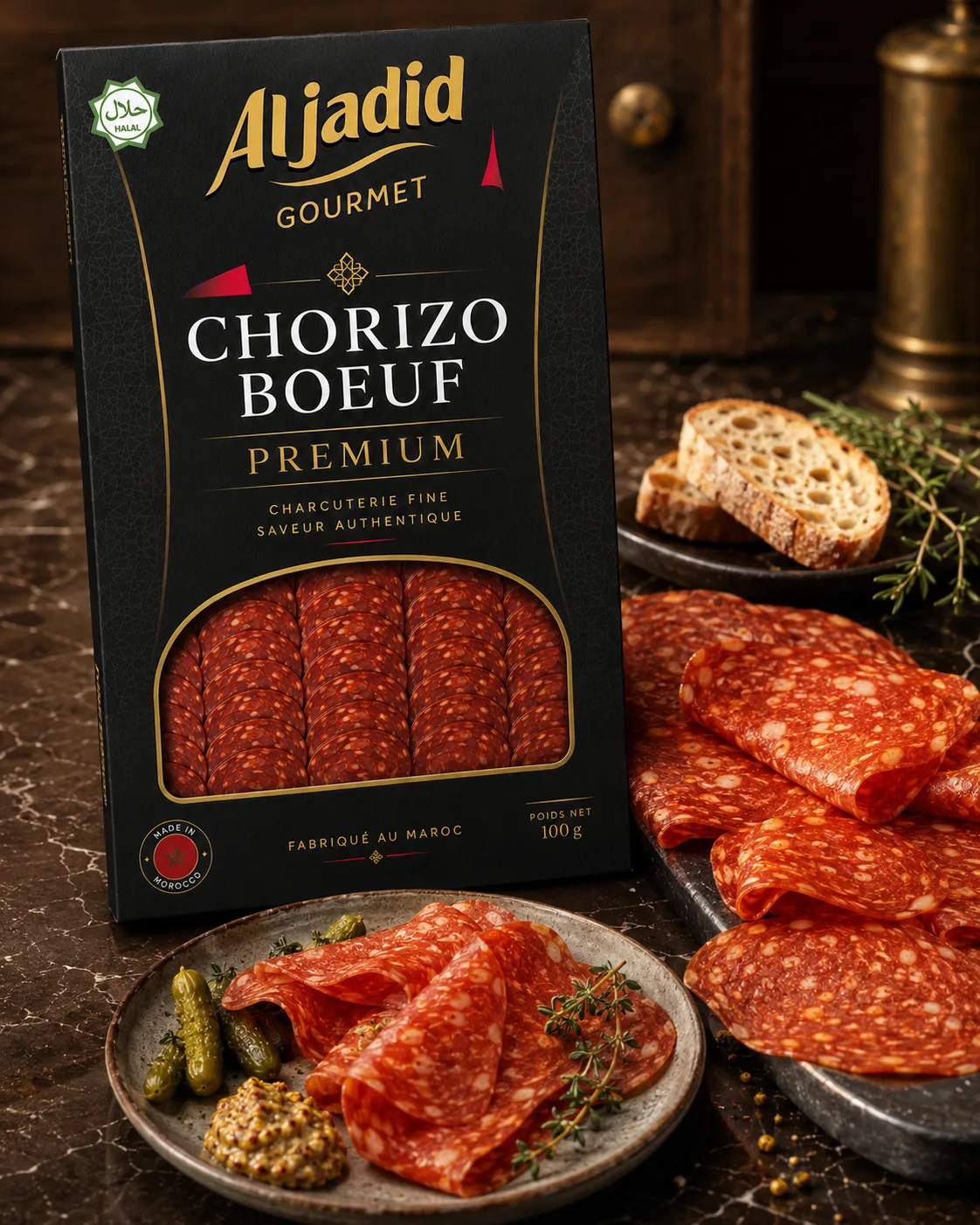 Pizza blanche au Chorizo Gourmet