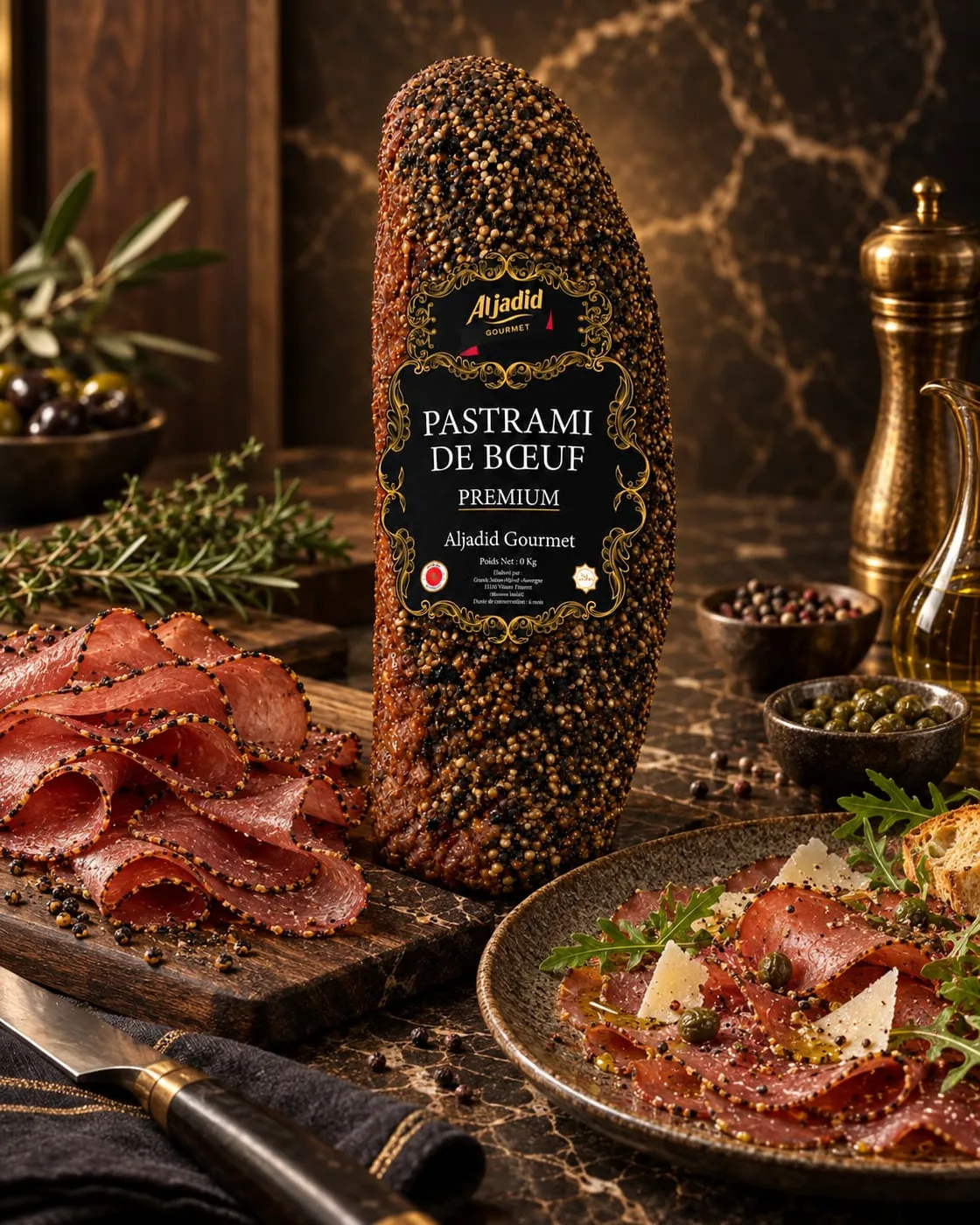 Bruschetta au Pastrami