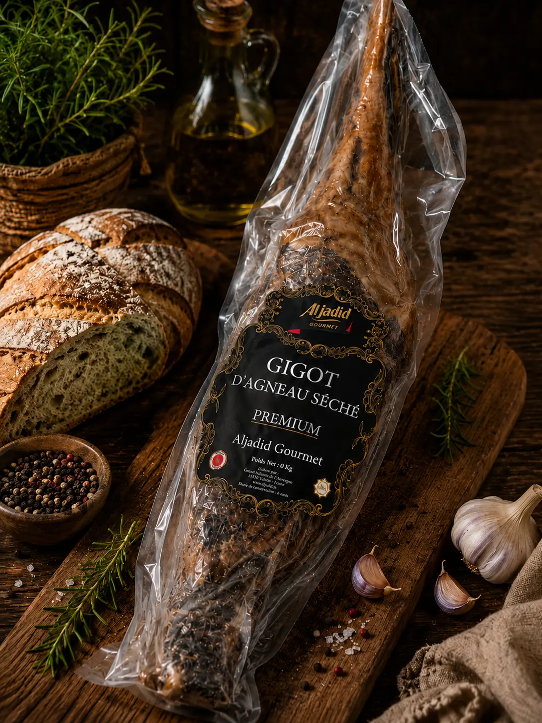 Gigot d'agneau séché — Trois mois et demi de patience