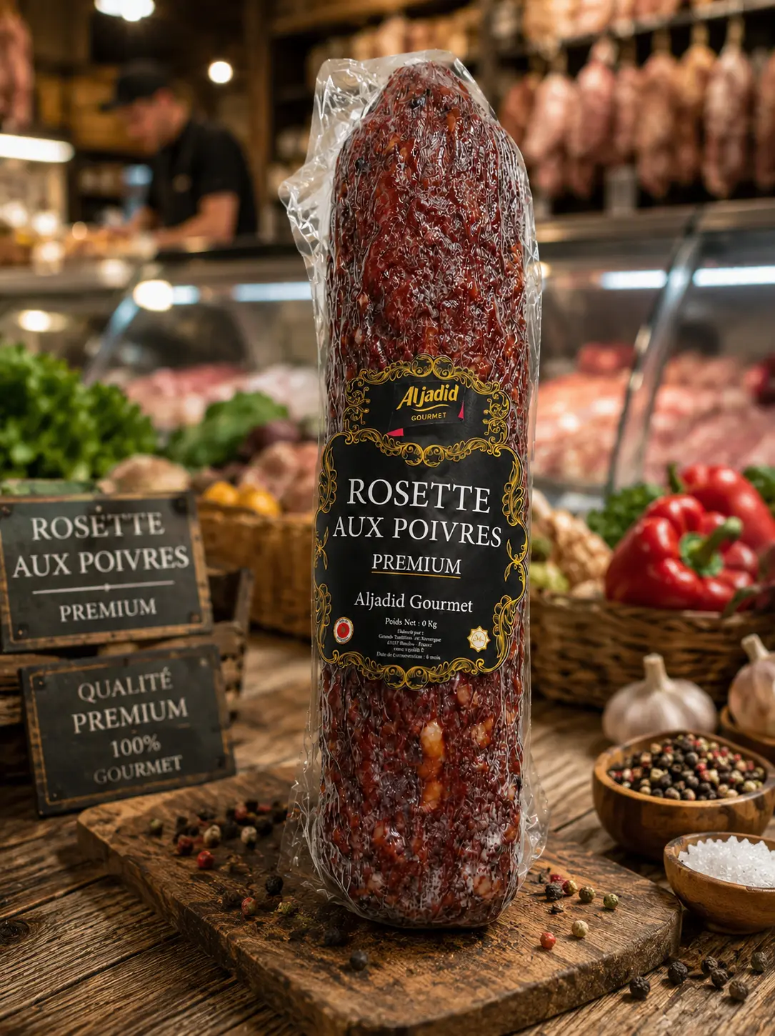 Rosette aux poivres — Le grain et le poivre